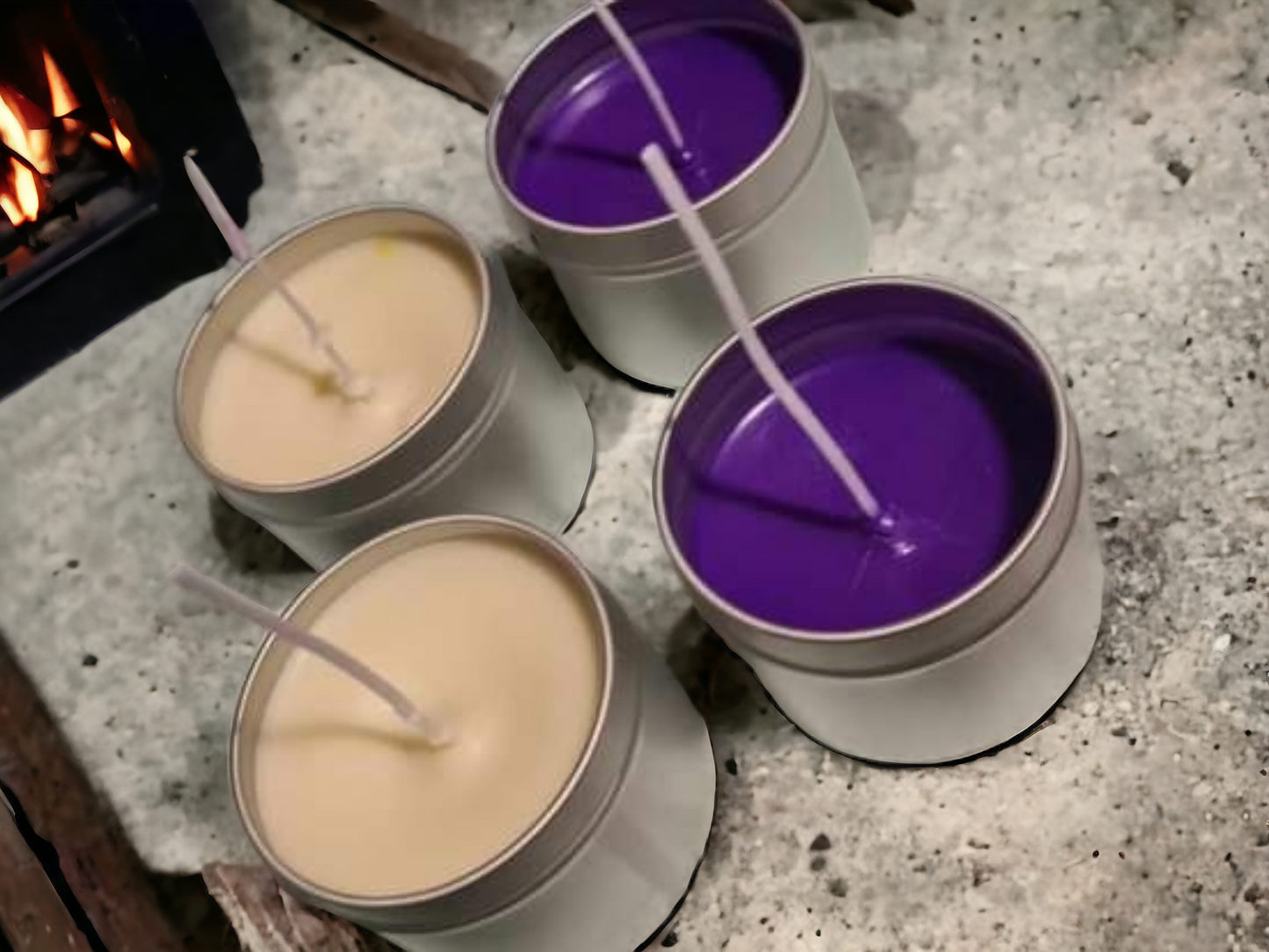 4 T-Light and Tin Candle Bundle